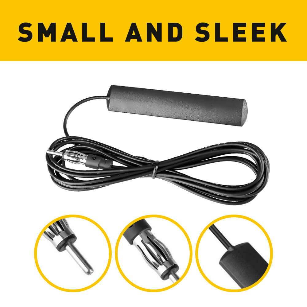 Universal Car Radio Antenna Patch - Hidden Windshield Antenna 3m for Improved FM/AM Reception | Perfect for Trucks, SUVs & Sedans | Easy DIY Installation