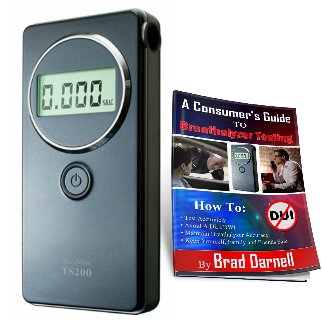 AlcoMate REVO Professional-Grade Breathalyzer - Accurate Alcohol Tester for Personal & Law Enforcement Use - Ideal for Road Safety, Workplace Testing & Home Monitoring