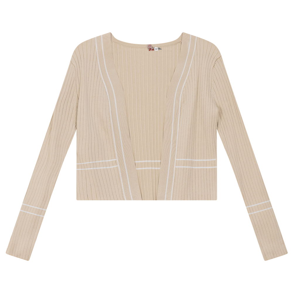 Women's Rib Knit Crop Cardigan Sweater - Soft & Stretchy Fall Fashion Top for Layering, Casual Outfits & Cozy Loungewear