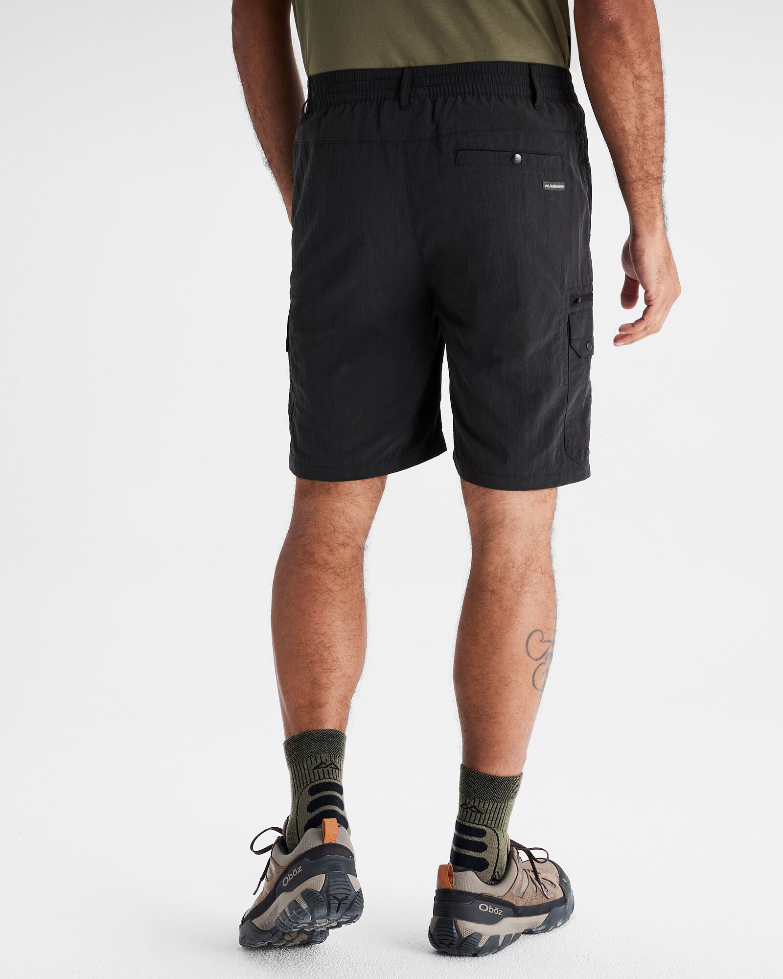Men's EVRY Day Cargo Shorts - Comfortable Stretch Fabric with Multiple Pockets | Perfect for Outdoor Activities, Hiking, and Casual Wear (Black)