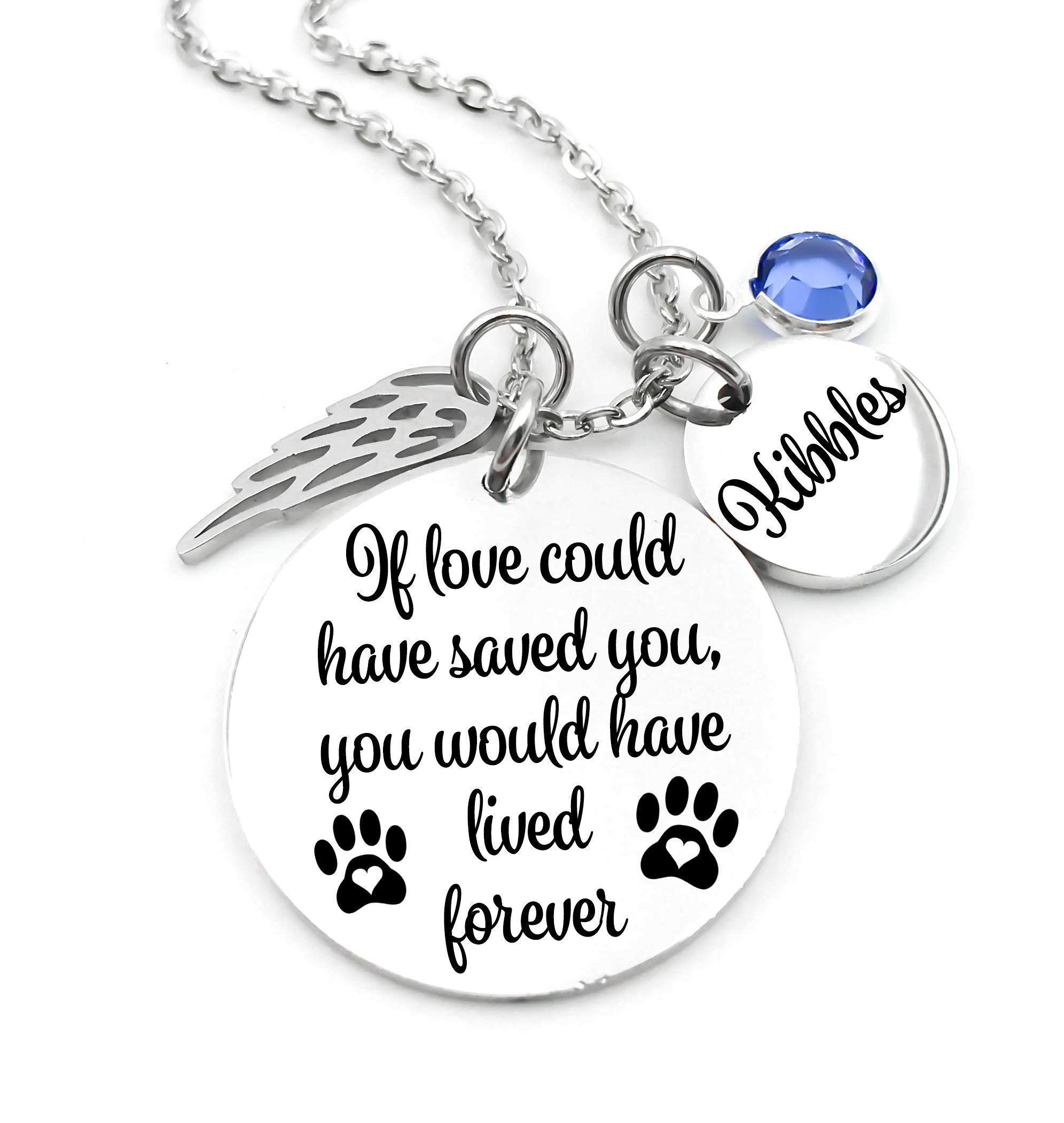 Custom Personalized Pet Memorial Jewelry - Stainless Steel 