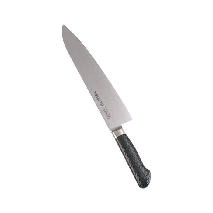 Premium Hasegawa Stainless Steel Gyuto Chef Knife - 8 Inch Japanese Kitchen Knife with Antibacterial Coating | Professional Cooking, Sushi Making, Meat & Vegetable Cutting