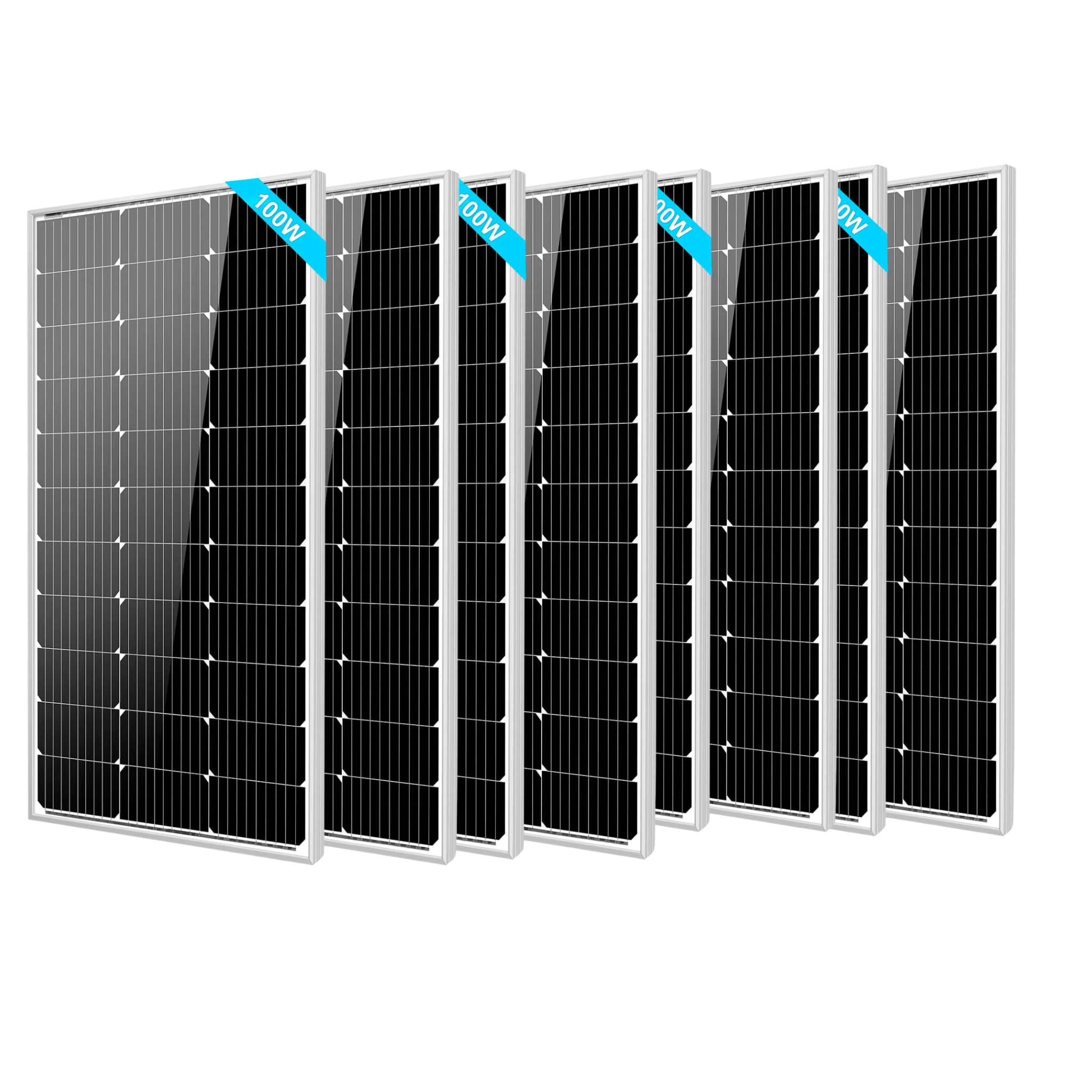 SunGoldPower 100W Monocrystalline Solar Panel - High Efficiency 12V Solar Panel for RV, Boat, Off-Grid & Home Use | SG 2P100WM