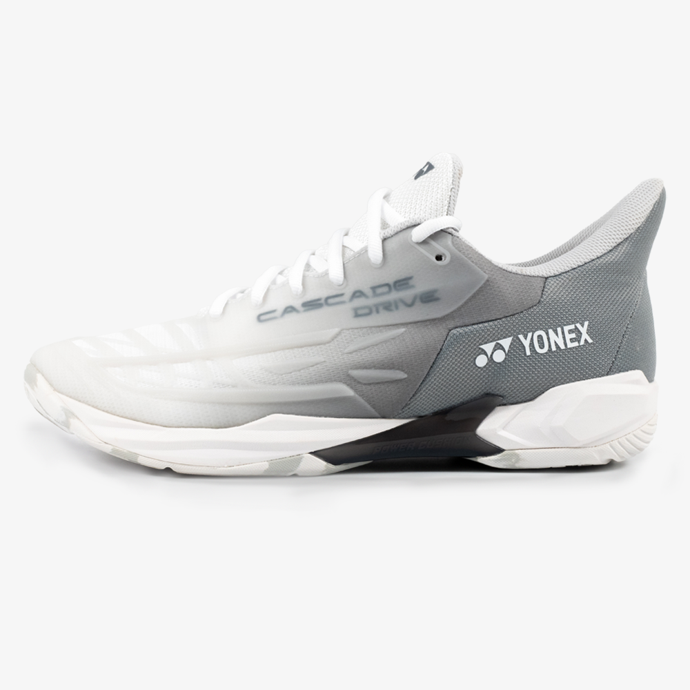 Yonex Cascade Drive 2 Badminton Shoes - Matte White | Lightweight & Breathable for Indoor Sports | Perfect for Badminton, Tennis & Court Games