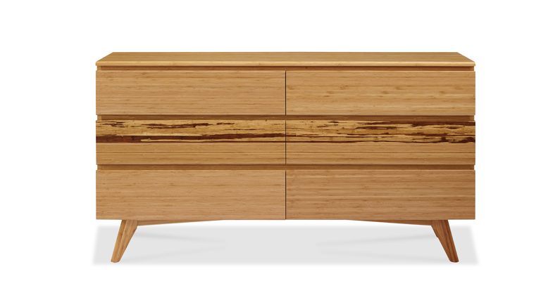 Greenington Solid Bamboo Azara 6-Drawer Dresser - Eco-Friendly Bamboo Bedroom Furniture for Storage & Organization | Perfect for Master Bedroom, Guest Room & Nursery