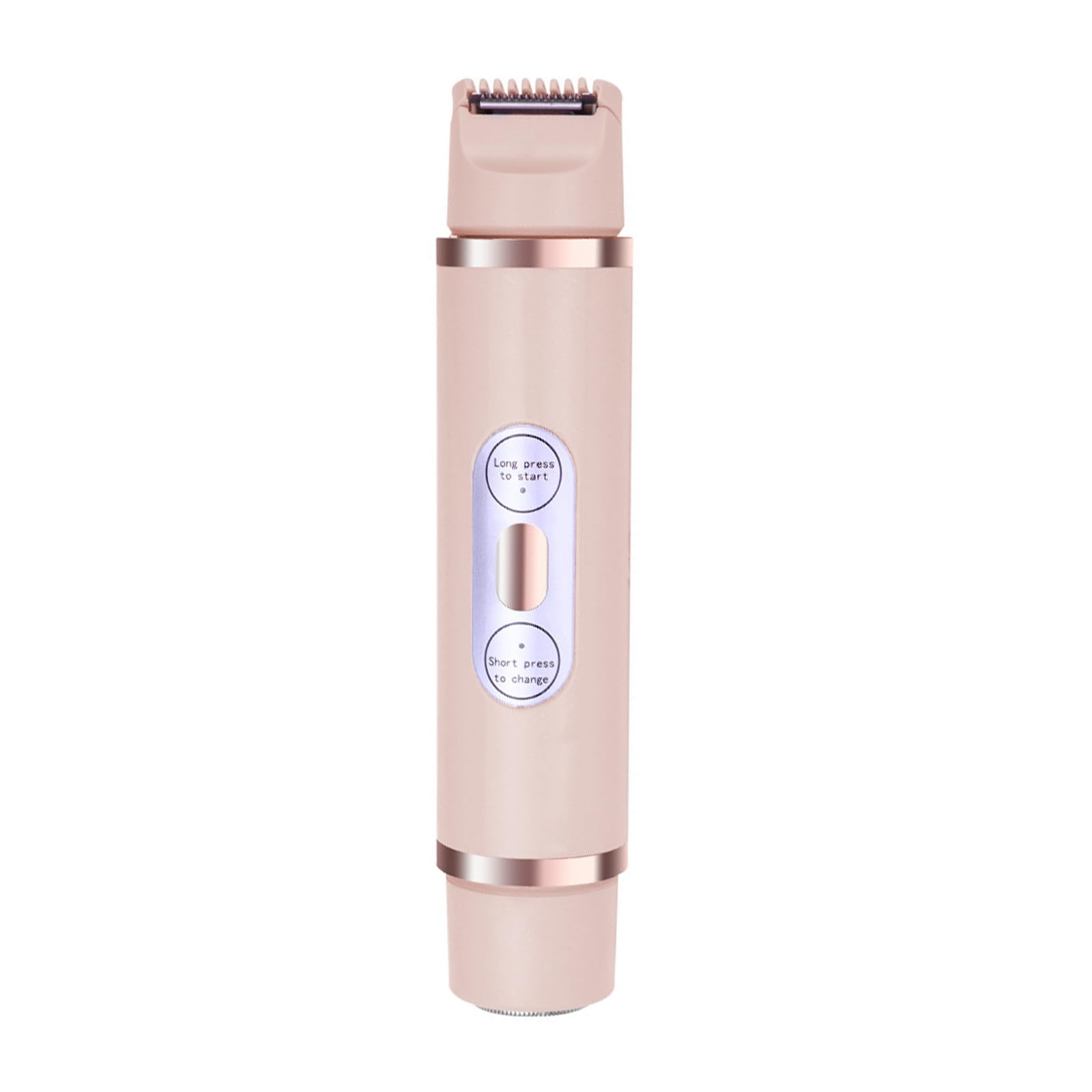 2-in-1 Electric Trimmer for Women - USB Rechargeable Bikini, Face & Leg Hair Remover - Painless Hair Removal for Sensitive Areas - Perfect for Travel & Personal Grooming (Pink)
