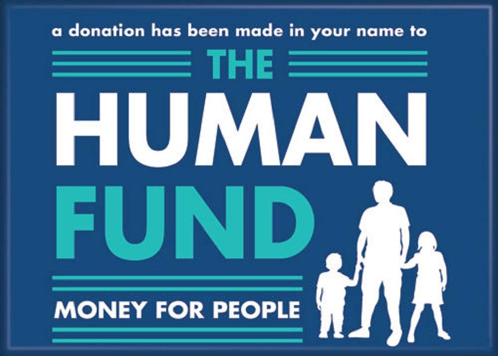 Seinfeld Human Fund Fridge Magnet - 2.5x3.5