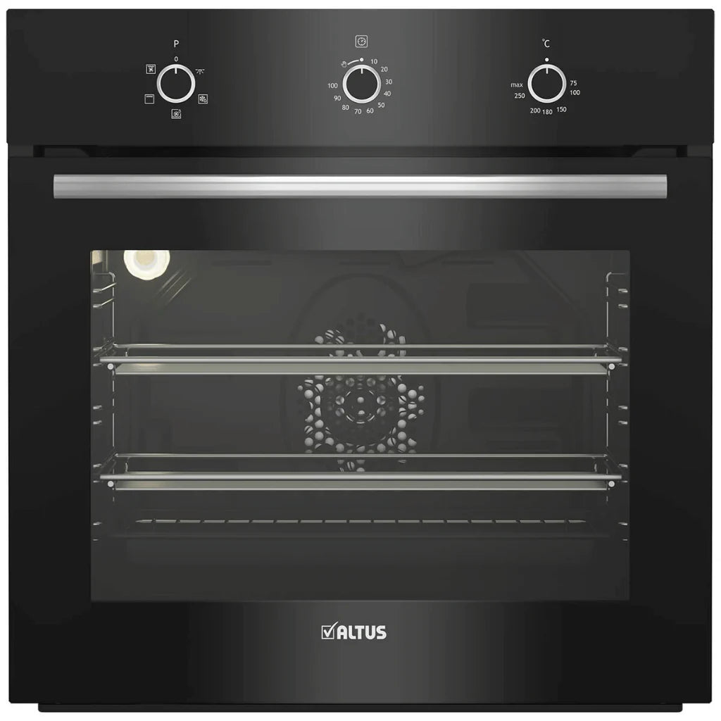Altus ABO6810FB 60cm Built-In Electric Oven - Made in Europe | 3-Year Warranty | Perfect for Modern Kitchens & Home Baking
