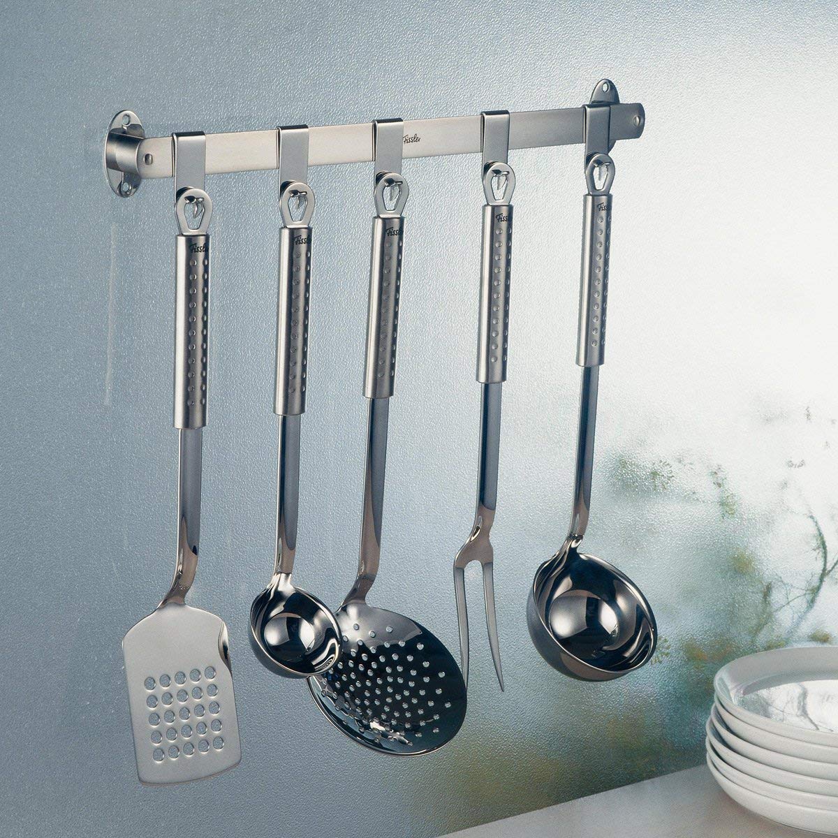 Fissler USA Magic Utensil Set - 6 Piece Premium Stainless Steel Kitchen Tools for Cooking, Baking & Serving | Durable & Ergonomic Design for Professional Chefs & Home Cooks