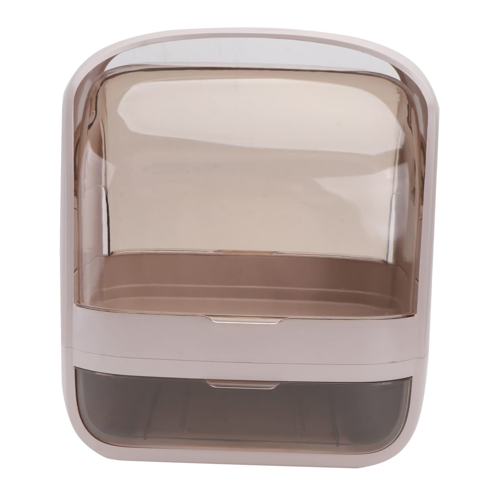 FOMIYES Cosmetic Storage Box - 1 PC Makeup Organizer with Drawers, Desktop Cosmetic Organizer for Makeup Brushes, Lipsticks, Skincare Products - Perfect for Vanity, Bathroom, and Travel Organization