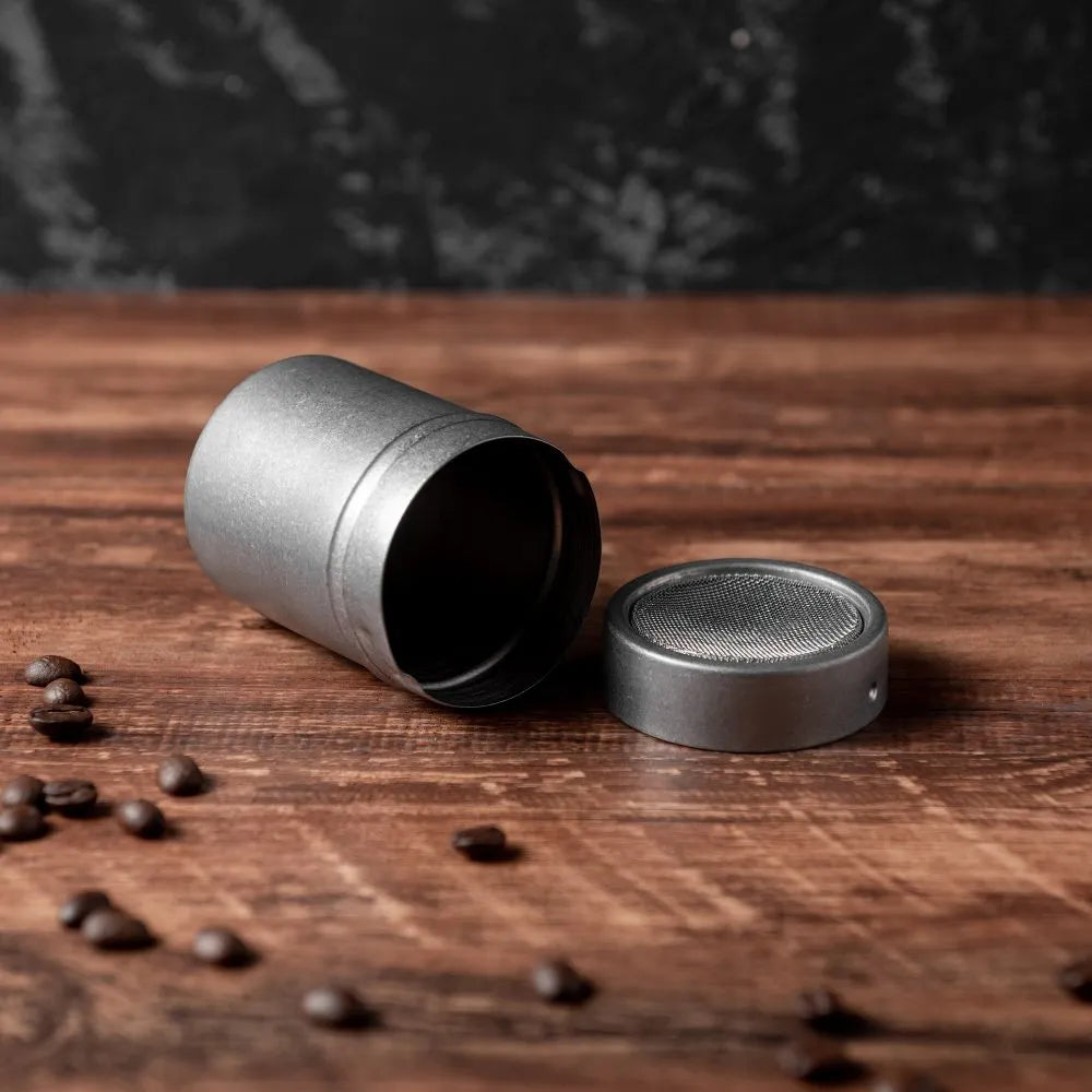 Premium Stainless Steel Powder Shaker - Durable & Leak-Proof Spice Dispenser for Baking, Cooking & Seasoning | Perfect for Kitchen, BBQ & Camping Use