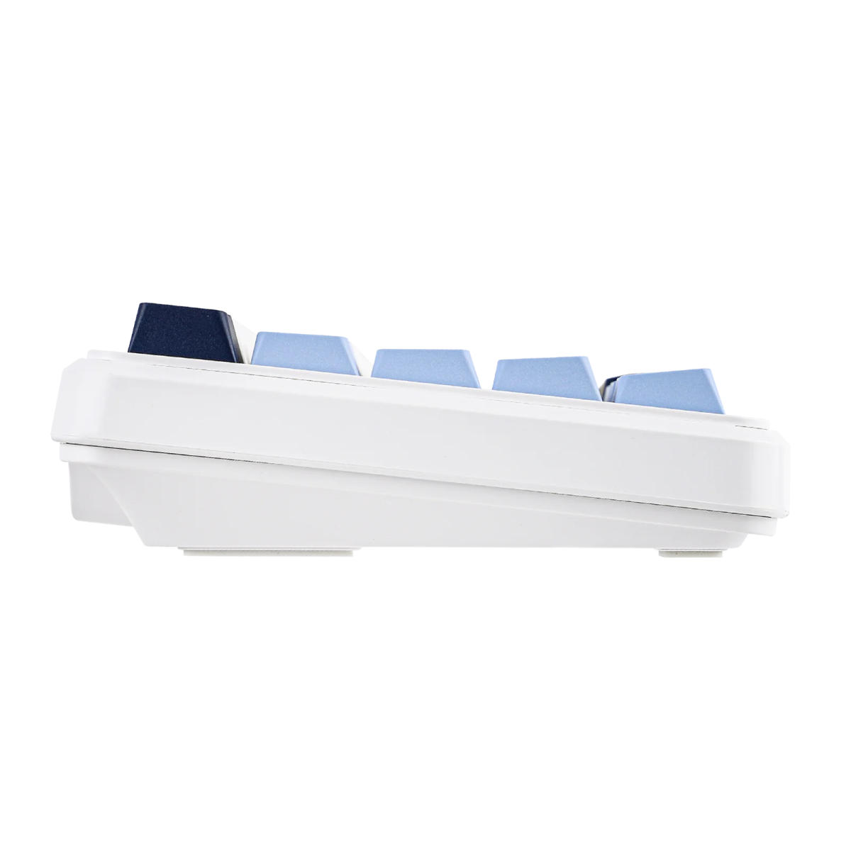 Ajazz AK680 Max Blue White Mechanical Keyboard - RGB Backlit, Wired Gaming Keyboard with Magnetic Switches - Perfect for Gaming, Typing & Office Work