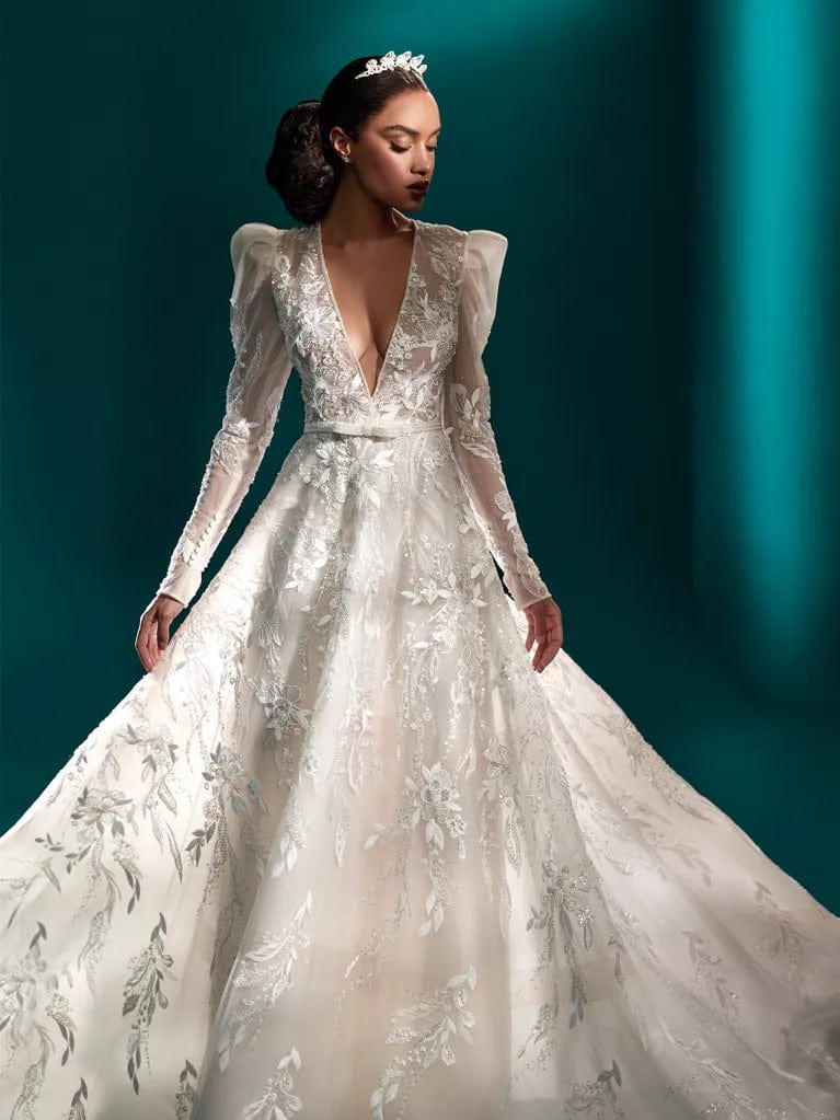 Atelier Pronovias Bijou Wedding Dress - Size 12 | Elegant Bridal Gown for Church Ceremony & Reception