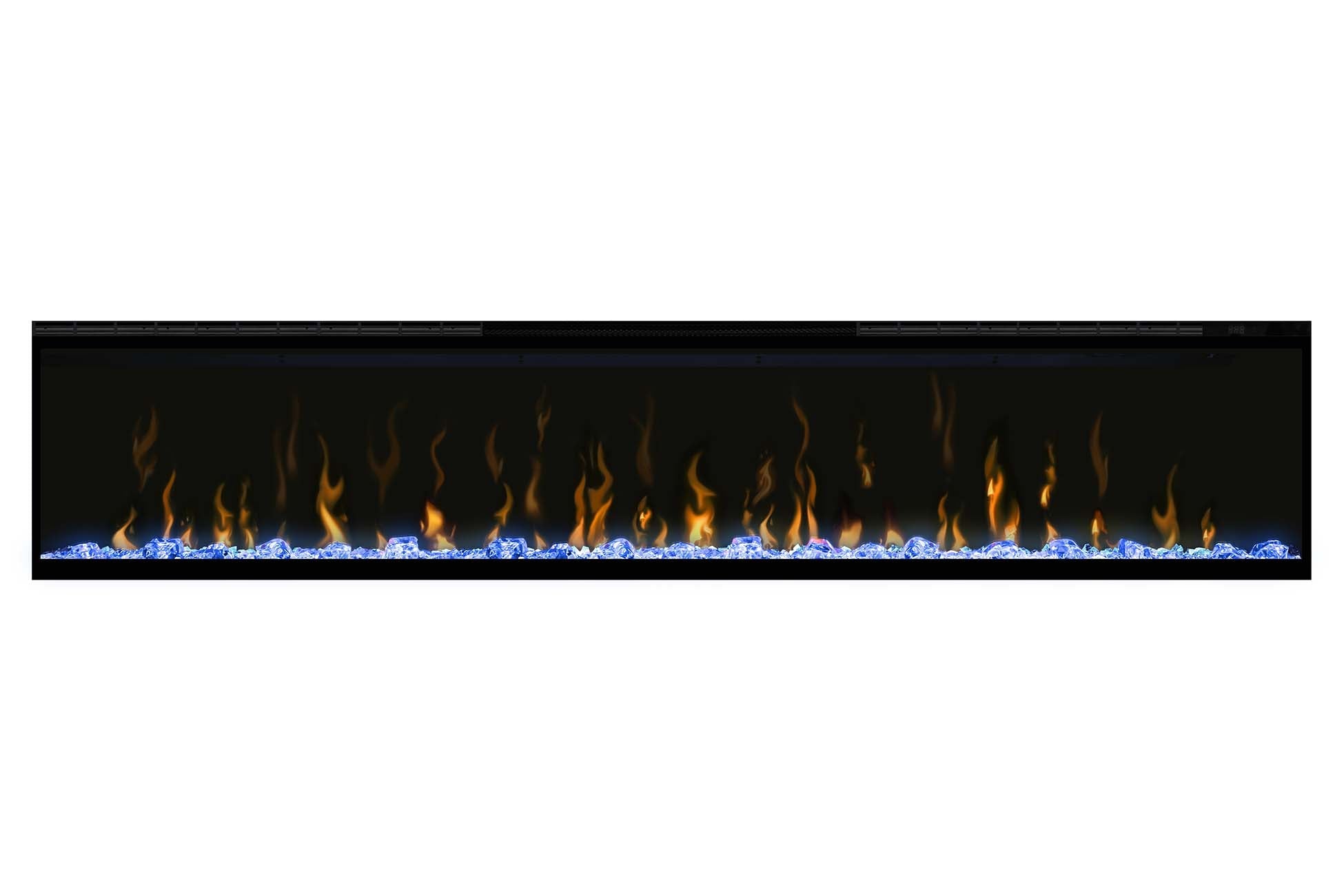 Dimplex 60-Inch Linear Recessed Electric Fireplace - Built-In Wall Mounted with Remote Control - Modern Home Heating Solution for Living Room & Bedroom