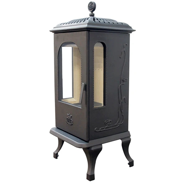 Westbo Victoria 125 Cast Iron Stove - Classic Fireplace for Cozy Living Rooms & Rustic Cabins