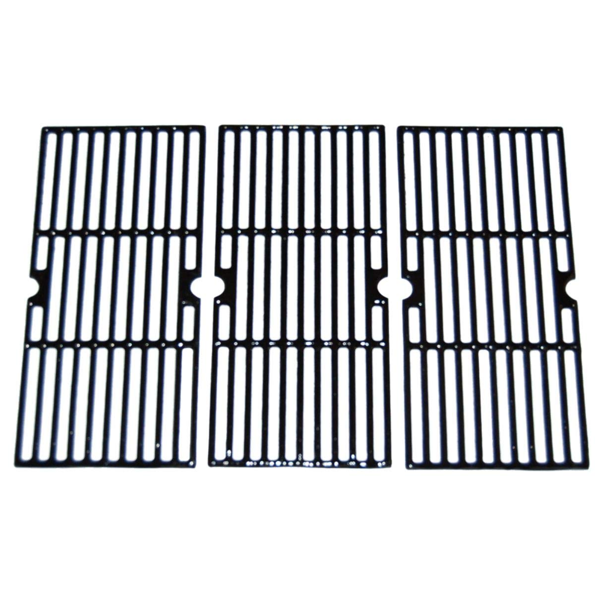 Premium Matte Cast Iron Cooking Grid Set of 3 - Compatible with Broil King & Centro 24.5