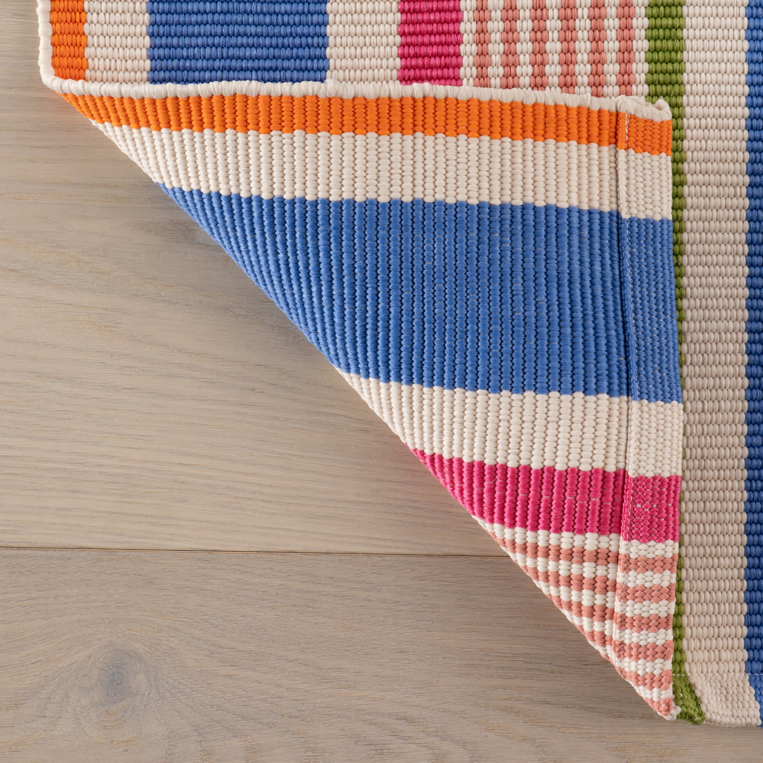 Handwoven Striped Indoor/Outdoor Area Rug - Durable & Stylish for Living Room, Patio, or Bedroom Decor