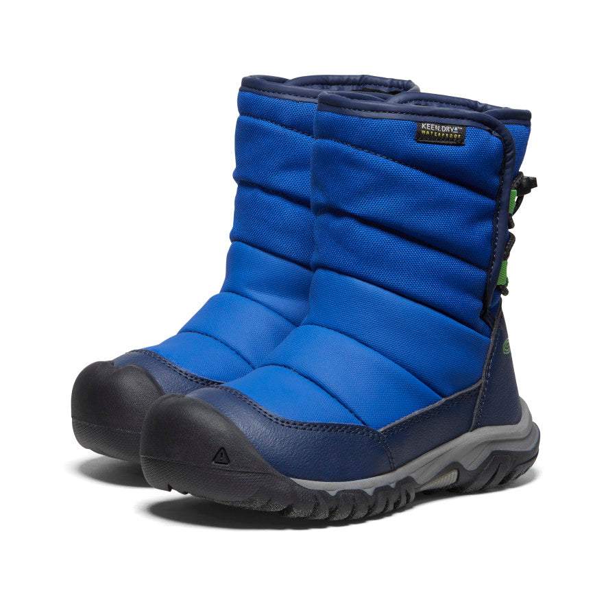 Waterproof Winter Boots for Toddlers & Kids - Navy Blue & Surf Design | Warm Snow Boots for Boys & Girls, Non-Slip Sole for Outdoor Play, Snowy Days & Winter Adventures