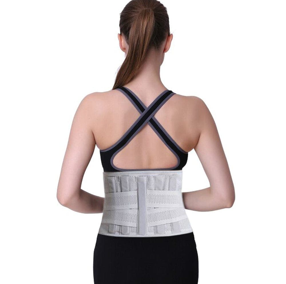 Dr Trust USA Adjustable Lumbar Support Belt - Orthopedic Posture Corrector for Back Pain Relief, Sciatica & Strain (Men/Women) - Lumbo Sacral Brace for Spine Alignment - Ideal for Office Work, Driving & Post-Surgery Recovery