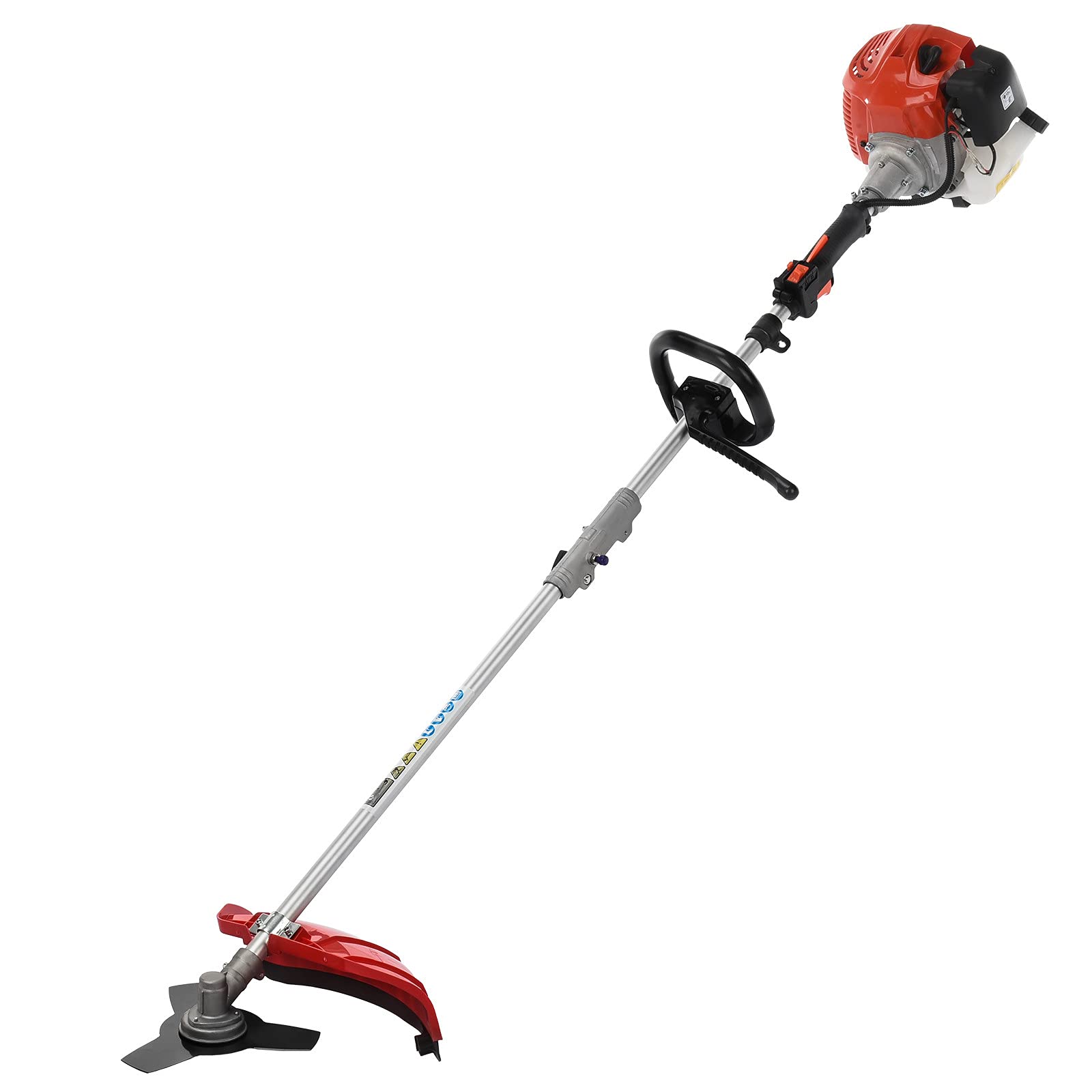 52cc 5-in-1 Multi-Function Gasoline Hedge Trimmer with Grass Strimmer, Pruner, Chainsaw & Brush Cutter - Perfect for Lawn Care, Landscaping, Garden Maintenance & Yard Work