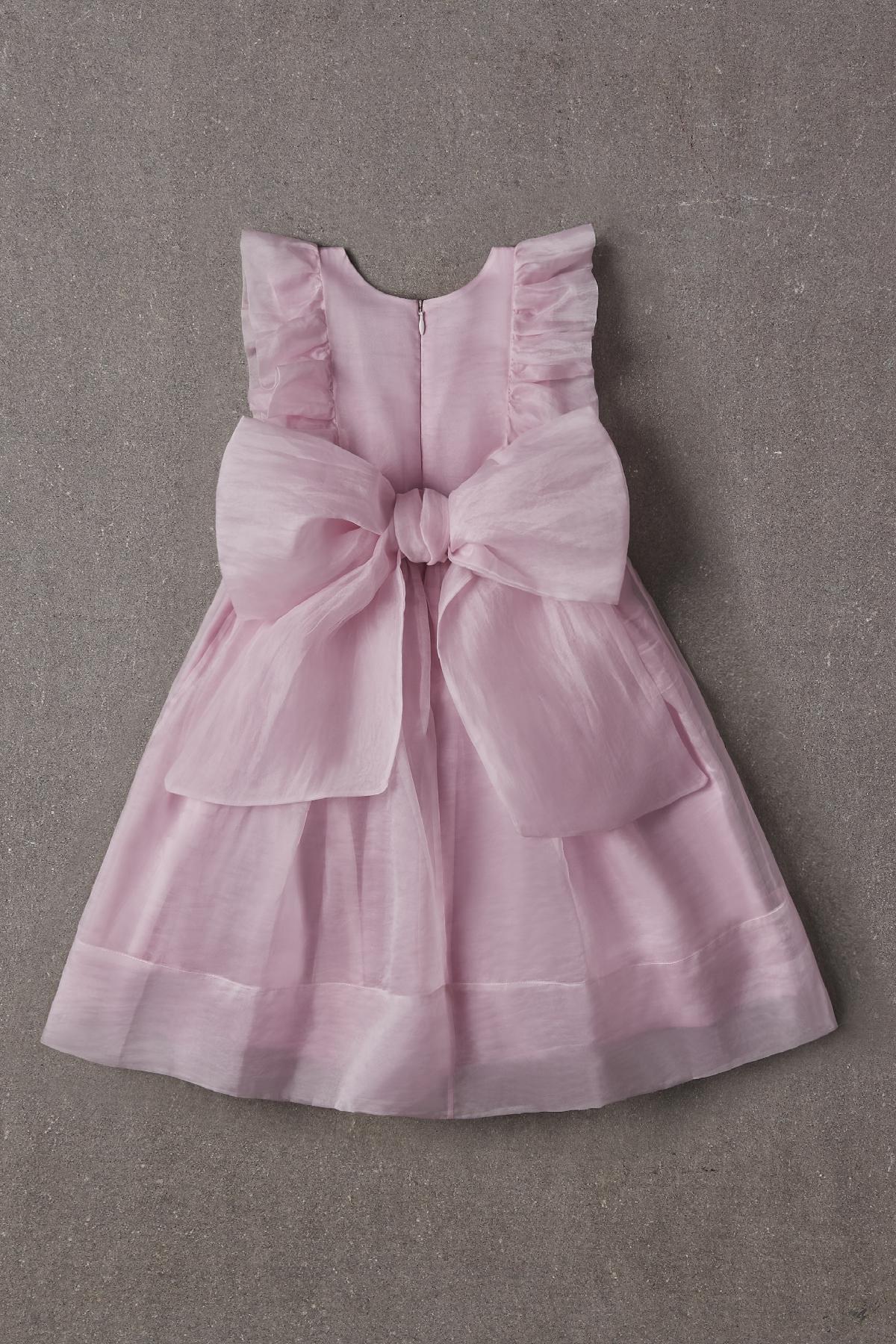 Nellystella Mae Silk Girls Dress - Size 10 - Pale Iris Floral Print | Elegant Party Wear for Special Occasions, Weddings & Formal Events