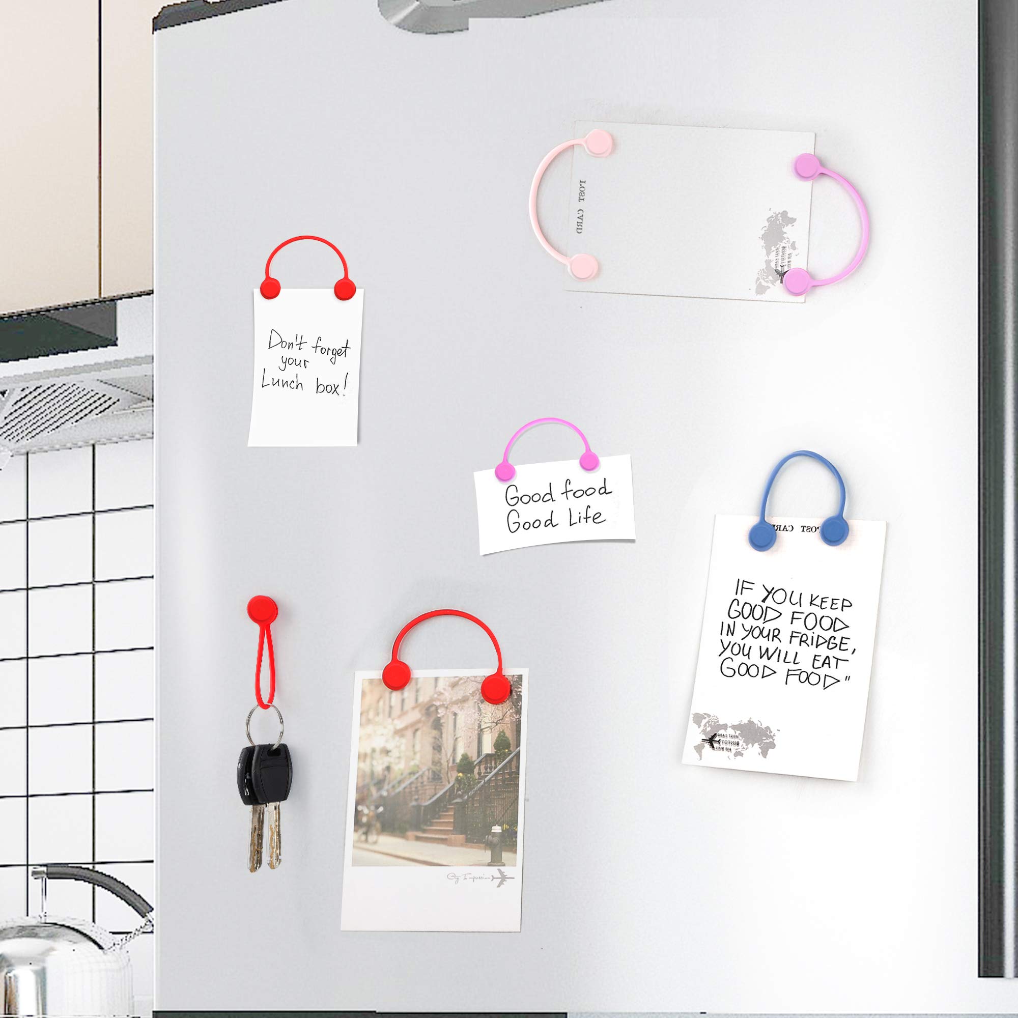 Reusable Magnetic Cable Ties - 12 Pack Cord Organizers for Cable Management | Perfect for Desk, Home, Office Organization & Fidgeting | Strong Magnetic Hold for Wires, Cables & Small Items