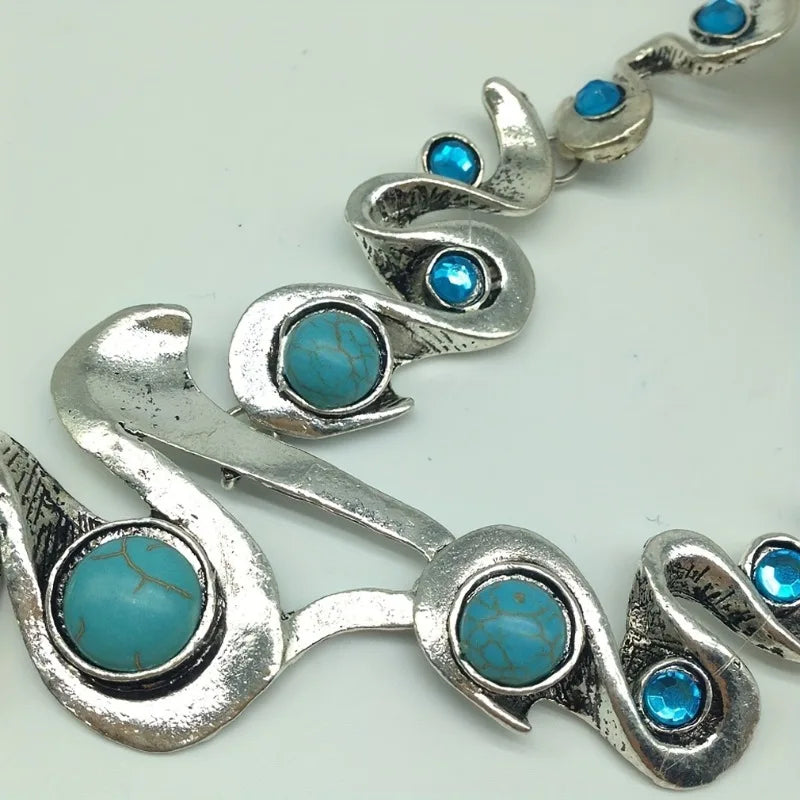 Elegant Jewelry Set for Women - Sterling Silver Necklace & Earrings Gift Set, Perfect for Weddings, Anniversaries & Special Occasions