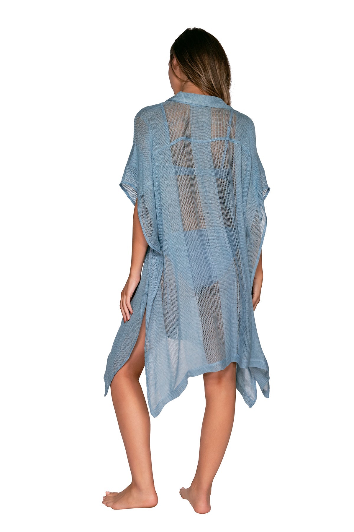 Swim Systems Monterey Shore Thing Tunic - Women's Flowy Beach Cover Up, Lightweight Swimwear Tunic for Pool, Vacation & Summer Outfits