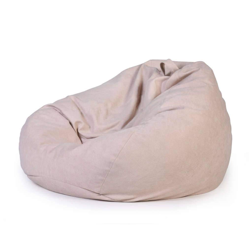 **JHLD XL Apricot Bean Bag Chair Cover for Kids & Adults - No Filler Included, Washable Plush Storage Cover with Zipper for Beanbag, Lazy Sofa, Toy Organizer - Perfect for Playrooms, Dorms & Living Rooms**