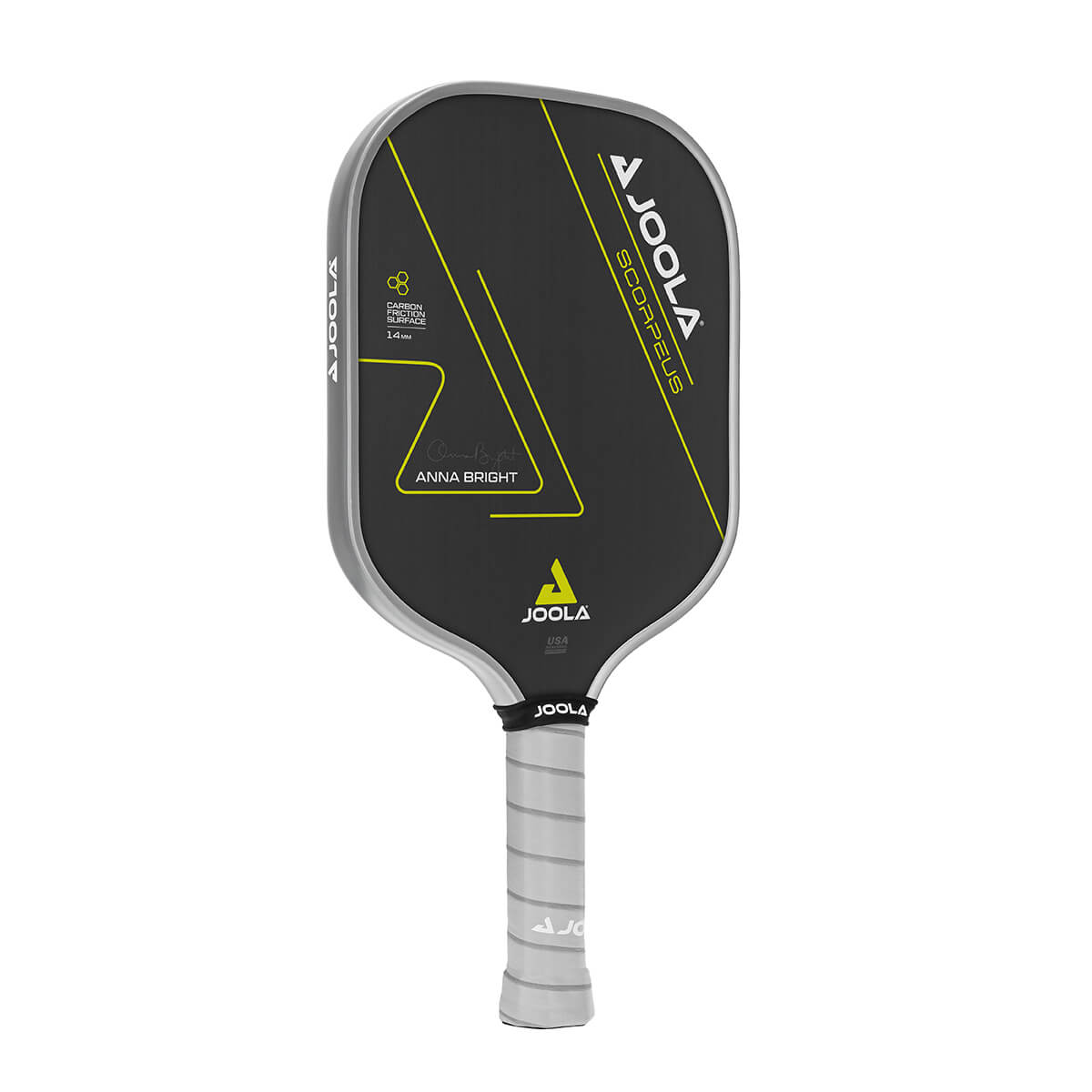 **JOOLA Anna Bright Scorpeus CFS 14 Pickleball Paddle - Premium Carbon Fiber Surface for Enhanced Spin & Control - Perfect for Competitive Play & Recreational Pickleball Games**