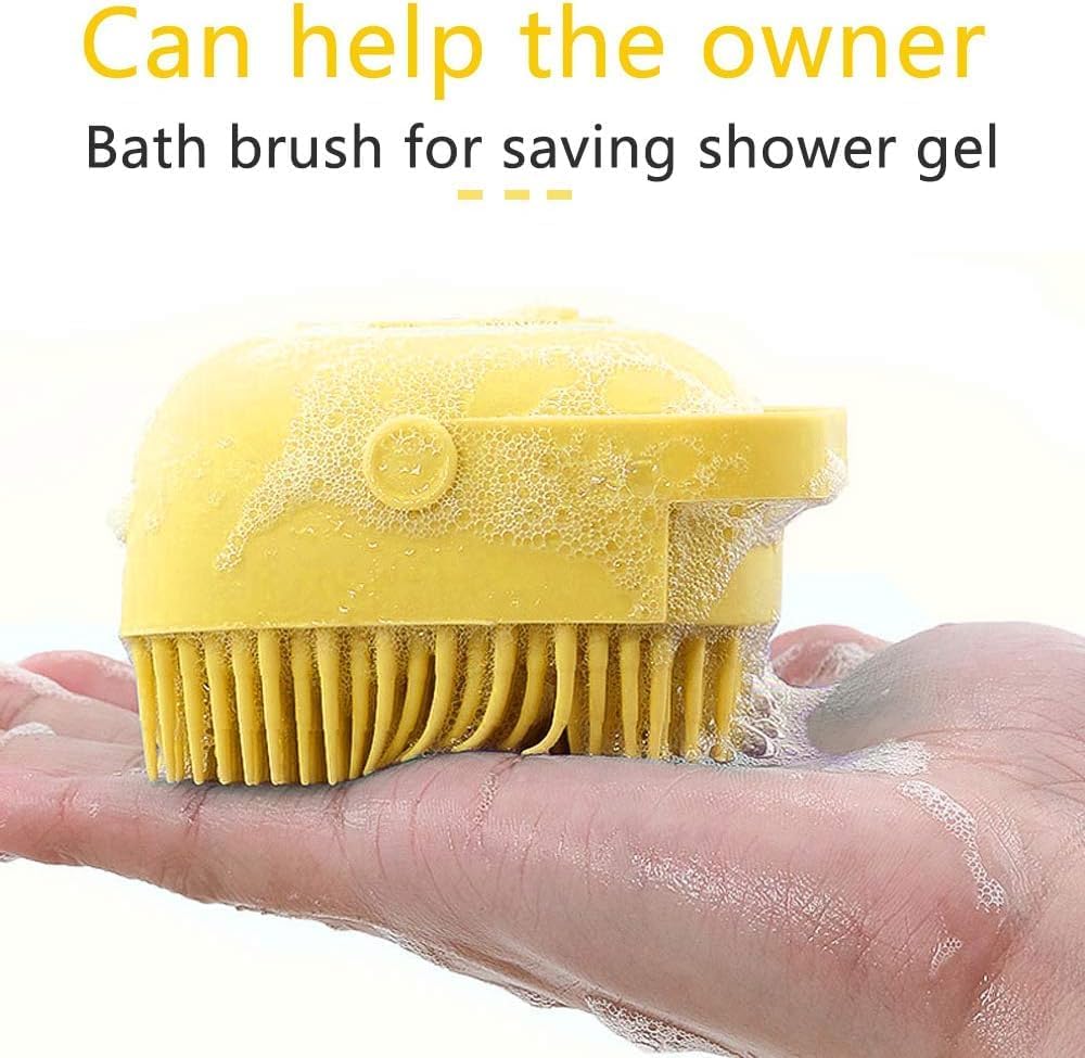 Exfoliating Bath Brush & Scalp Scrubber - Dual-Sided Body Massager with Loofah for Dry Skin Care, Shampoo & Shower Use - Perfect for Back Scrubbing, Skin Exfoliation & Relaxing Bath Time
