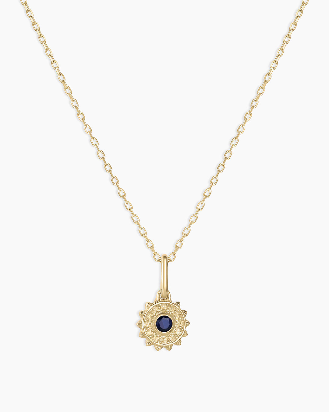 Sun Birthstone Charm Necklace - Genuine Gemstone Jewelry for Women - Perfect Gift for Birthday, Anniversary & Special Occasions