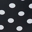 Vintage Black & White Polka Dot High Waisted Ruched Swim Bottom - Retro Bathing Suit Bottom for Women - Perfect for Beach Vacations & Pool Parties