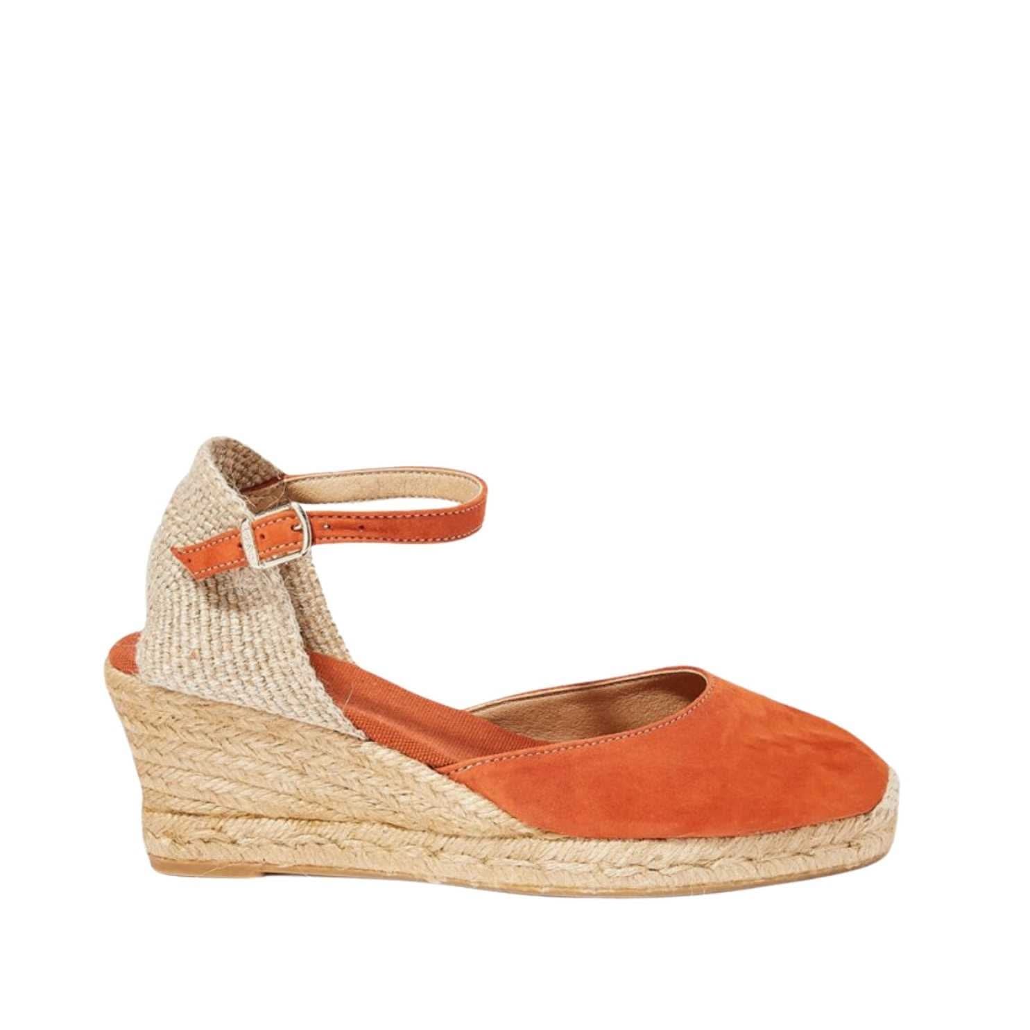 Lloret 5 Women's Suede Leather Wedge Espadrilles - Comfortable Casual Shoes for Summer Outings & Beach Vacations