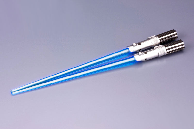 Star Wars Light Up LED Chopsticks - Glow in The Dark Chopsticks for Kids & Adults - Perfect for Movie Nights, Themed Parties & Cosplay (Set of 2)