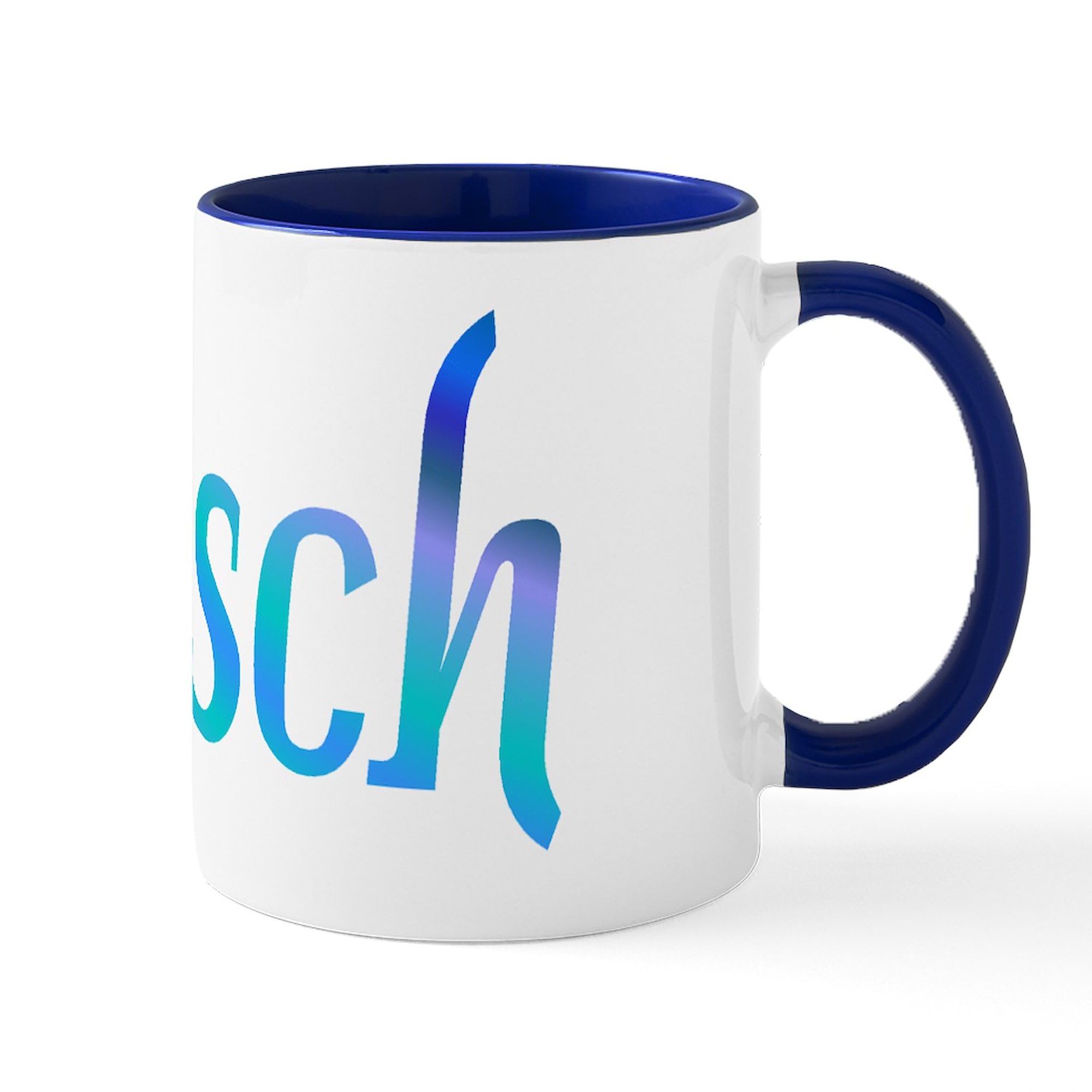 CafePress Mensch Mug - 11 oz (325 ml) Ceramic Coffee Cup with Handle - Perfect for Home, Office & Gifts - Funny German Themed Coffee Mug for Tea, Hot Chocolate & Beverages