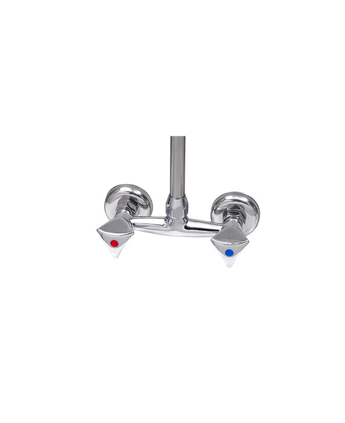 Cancan® MT03 Deluxe Wall Mounted Pre Rinse Faucet - Commercial Grade Stainless Steel Kitchen Sink Sprayer for Restaurants, Food Trucks & Home Use