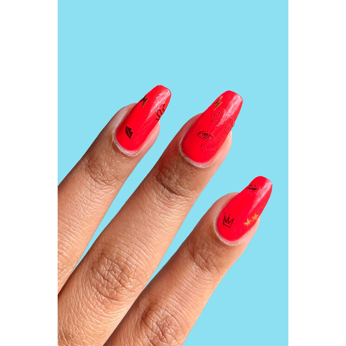Cirque Colors Ready to Wear Nail Art Stickers - Vice 2023 Collection | Easy DIY Nail Designs for Parties, Weddings & Special Occasions