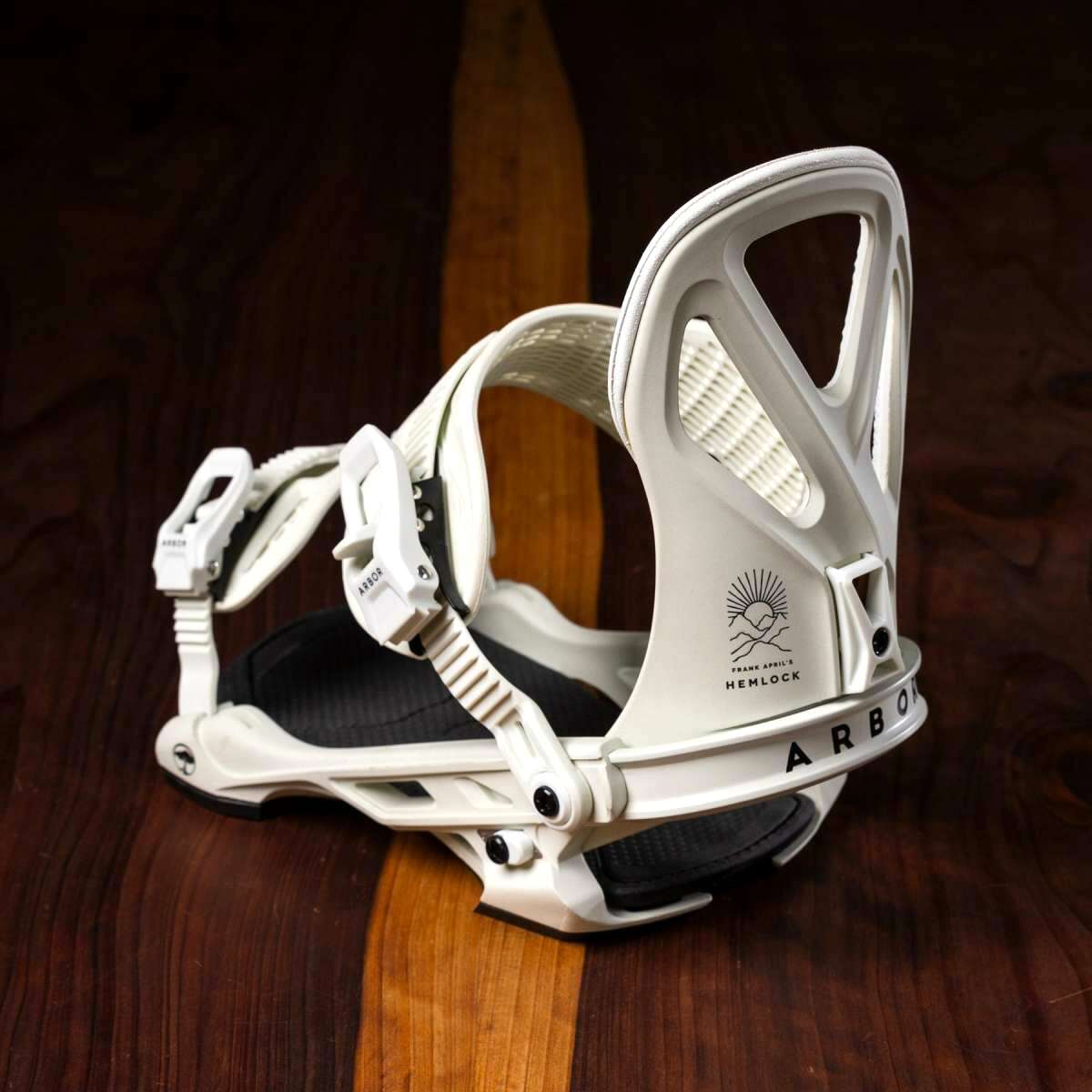 Arbor Hemlock Snowboard Bindings 2023 - Premium Adjustable Snowboard Bindings for Men & Women - Perfect for All-Mountain, Freeride & Park Snowboarding