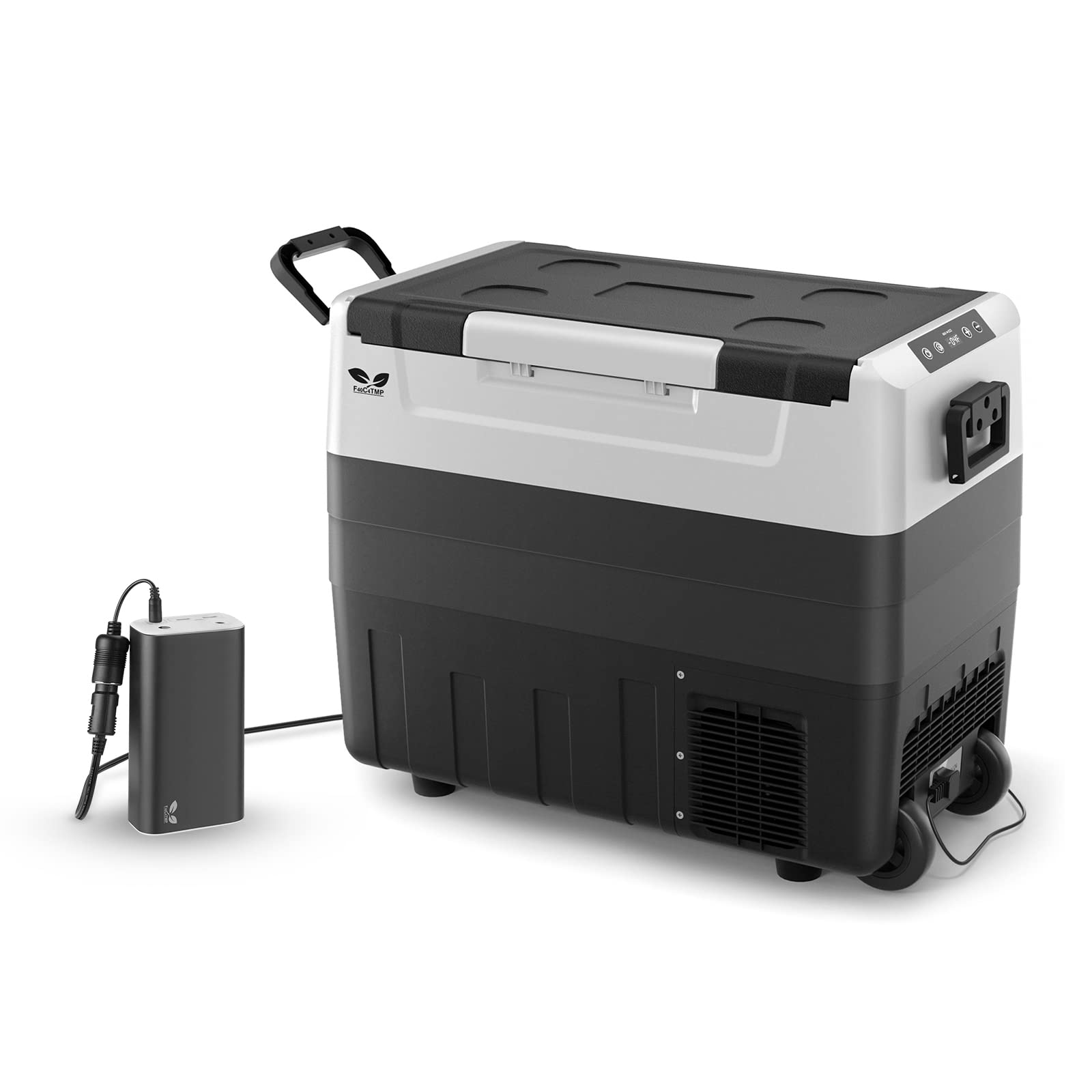 2-in-1 Portable Car Refrigerator 58QT & 216Wh Solar Generator Power Station Bundle - Compact Cooling & Off-Grid Power Solution for Camping, Road Trips, RV, Tailgating, Beach Outings & Emergency Backup - Perfect for Outdoor Adventures, Picnics, Off-Grid Living & Home Power Outages - Ideal for Roadside BBQs, Fishing Trips, and Emergency Preparedness Kits - Great for Summer Road Trips, Tailgate Parties, and Emergency Power Supply During Storms