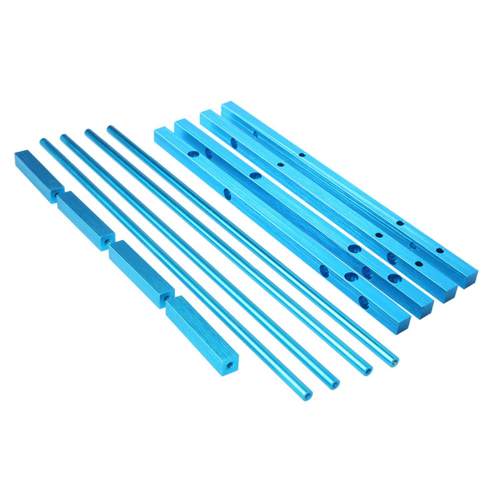 Wosune 1.9 Inch RC Car Tire Shelf - Durable & Practical Storage Organizer for TRX4 SCX10 1/10 Scale Off-Road Vehicles - Blue Accessory - Perfect for Workshop, Garage & RC Hobbyist Organization