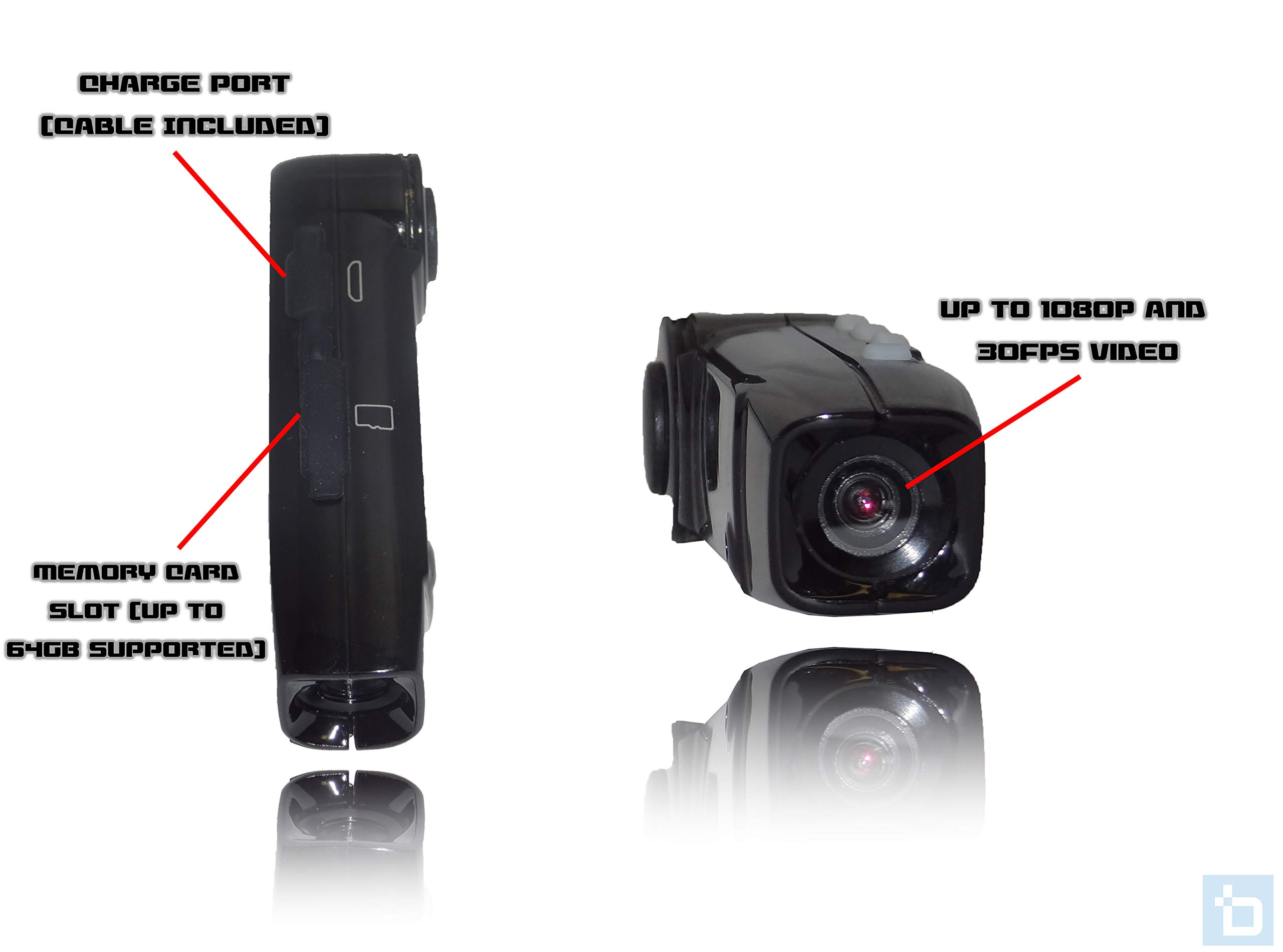 1080P FHD Head Mounted Camera with APP Control - Hands Free Wearable Vlog Camera for Live Streaming, Music & Phone Calls | Perfect for Vlogging, Sports Recording & Hands-Free Video Calls (Black)