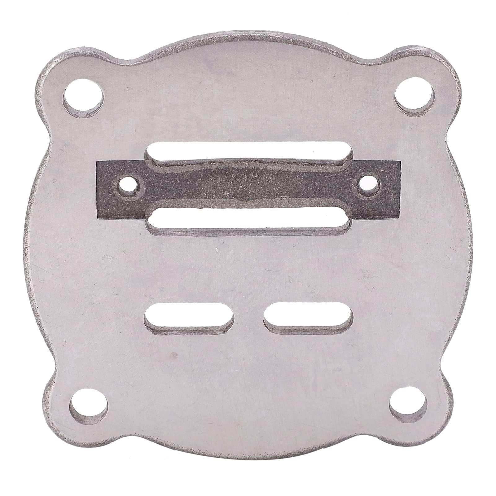5-Hole Valve Plate for Air Compressor - Cast Iron 65 5-Hole Gasket Replacement Part - Compatible with 2.2/3KW Air Pumps - Durable Hardware Accessories for Industrial & Home Workshop Use