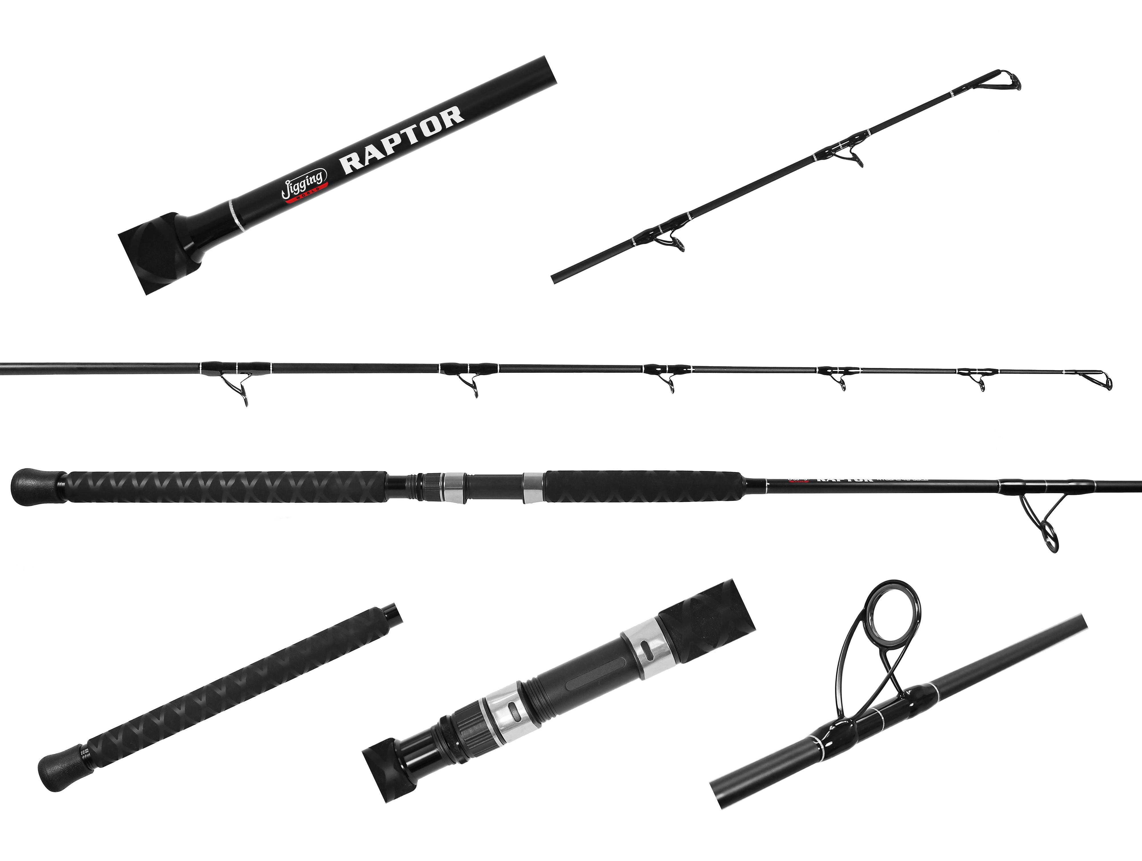 Jigging World Raptor Spinning Rod - High Performance Saltwater Fishing Rod for Offshore & Inshore Angling - Perfect for Jigging, Casting, and Trolling