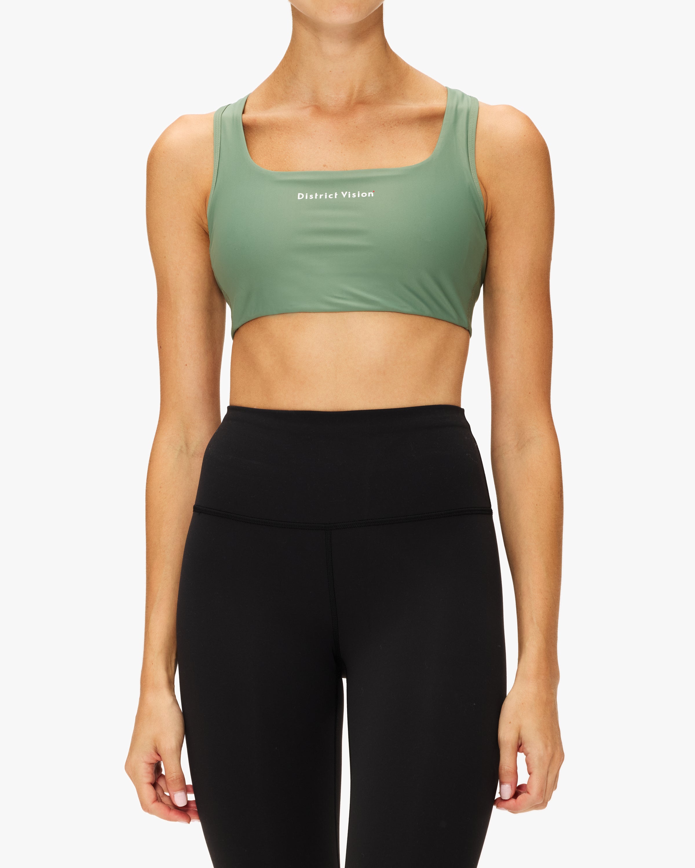 District Vision Twin Layer Recycled Medium Support Bra - Eco-Friendly Yoga & Running Sports Bra for Women - Perfect for Gym, Workouts, and Active Lifestyle