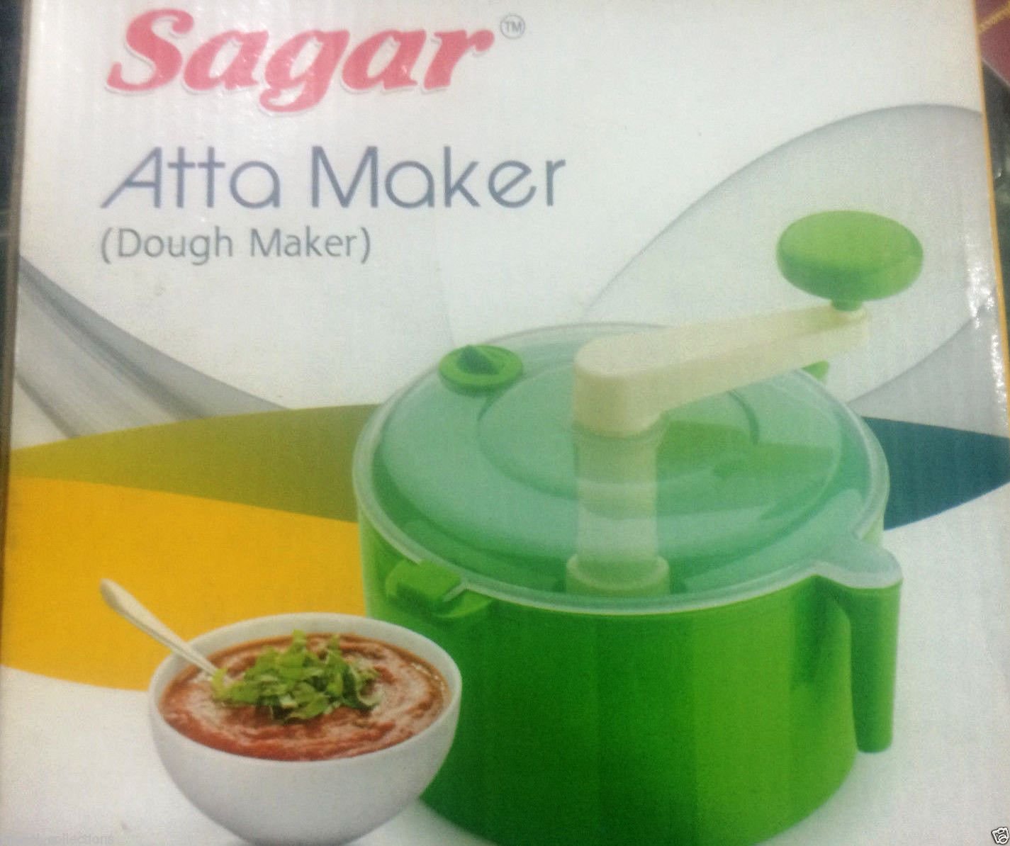 SAGAR Dough Maker & Atta Maker with Churner - Perfect for Shaker, Mixture & Indian Cooking | Ideal for Roti, Chapati, Dough Kneading & Food Preparation