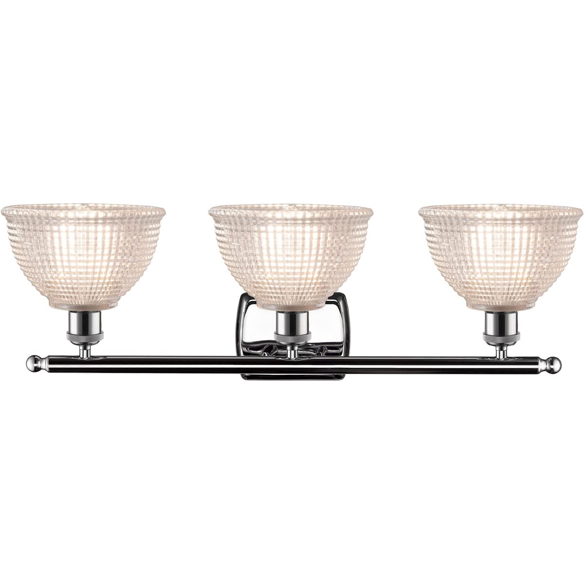 Innovations 516-3W-PC-G422-LED Arietta 3-Light Bathroom Vanity Light - Polished Chrome Finish - Ballston Collection - Perfect for Modern Bathrooms, Powder Rooms & Spa-Style Decor