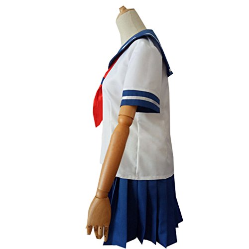 Anime Ayano Aishi Cosplay Costume - Women's Japanese School Uniform Dress for Cosplay, Halloween, and Themed Parties - Custom Made to Fit