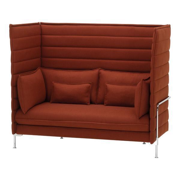 Alcove Highback Sofa - Two Seater Loveseat for Small Spaces | Modern Living Room Furniture for Apartments & Cozy Homes