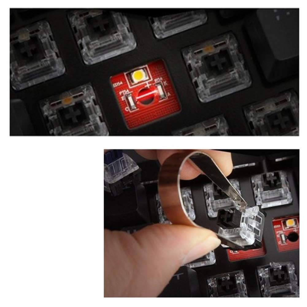 ABKO K660 Premium Arc Edition Waterproof Gaming Keyboard - Kailh Optical Switches, Rainbow LED Backlit, Quick Swap, Full Water Resistance, N-Key Rollover, English/Korean Layout (Yellow) - Perfect for Esports, Streaming & Office Work